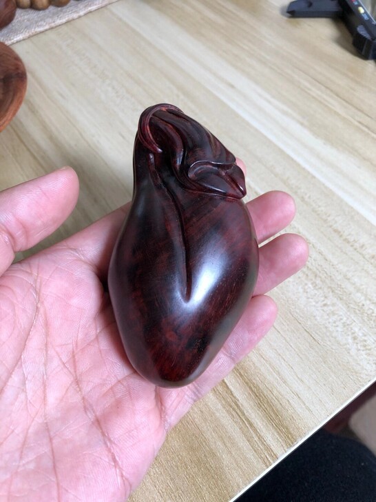 印度小叶紫檀,水波纹。大把玩钱袋。299 ...