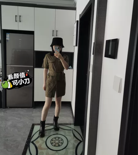 KAMA卡玛 工装风裙子 军绿色，M码16...