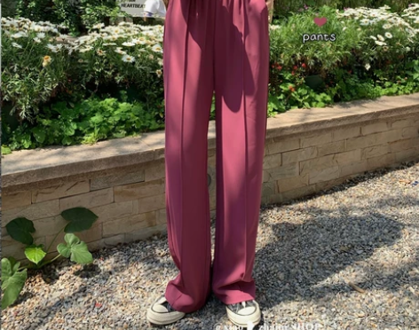 高腰阔腿休闲裤女，全新款 感兴趣的话点“我...