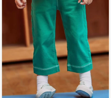 女童春秋长裤 牛仔裤2条 全新仅试穿 无吊...