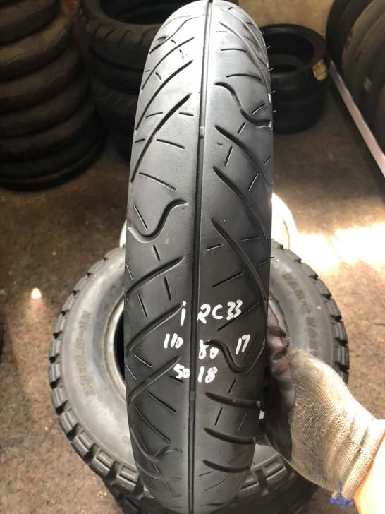 IRC轮胎110 80 17半热熔轮胎雅马...