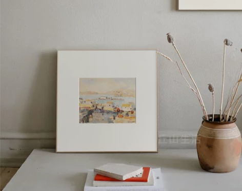 装饰画 装饰画挂画塞尔登康纳/海边小镇/艺...