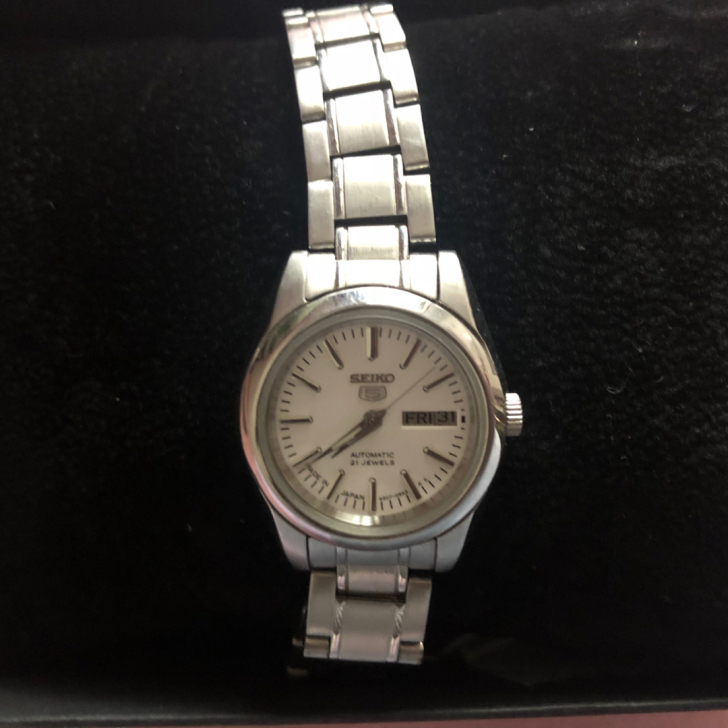 SEIKO精工手表女全自动机械表夜光日历送...