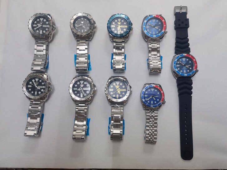 SEIKO大精工石英钢带男表腕表抗磁带星期...