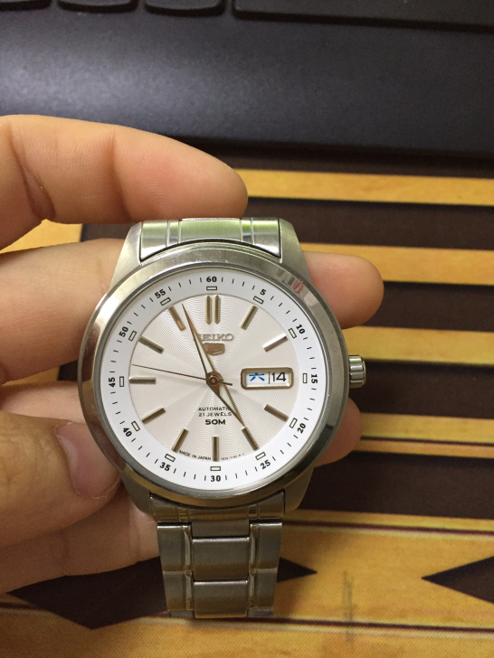 精工男士手表简约白，8.8新