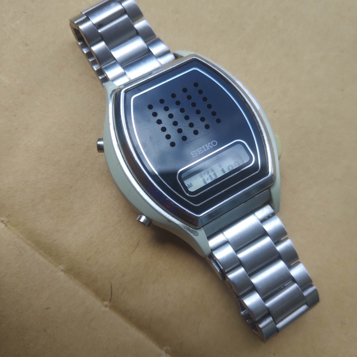 Seiko 精工电子手表 数显表 有语音（...