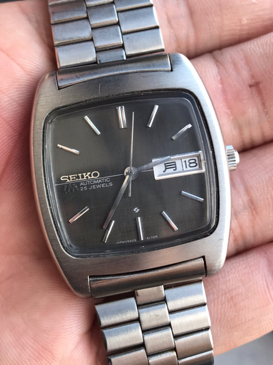 中古日本精工LM5606机械男手表,高端L...