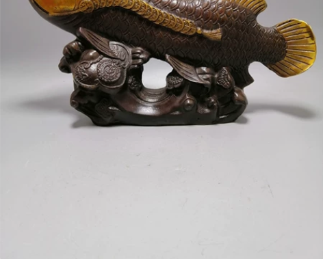 铜金龙鱼古玩铜器收藏，金龙鱼，工艺精湛 材...