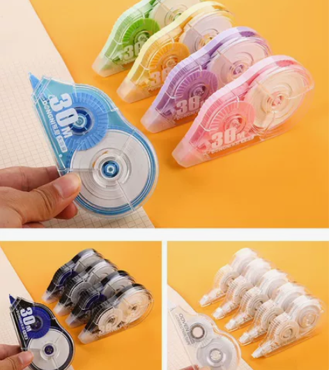 特价出修正带涂改正带超大容量学生韩版透明可...