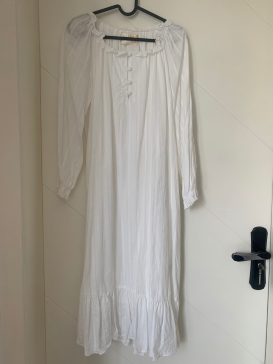 白色海边度假连衣裙,仅下水无穿