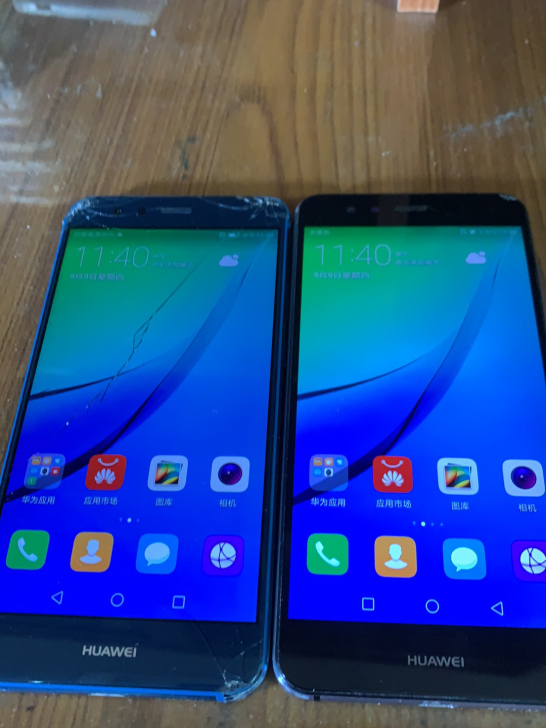 华为nova青春，4加64，外屏坏，成色自...