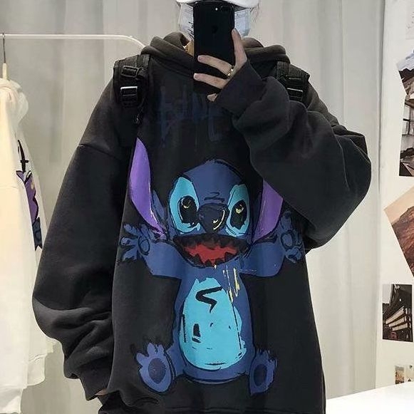 男士外套连帽卫衣男港风ins秋季宽松加绒男...