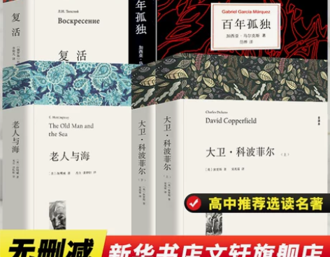 大卫·科波菲尔+老人与海+复活+百年孤独 ...