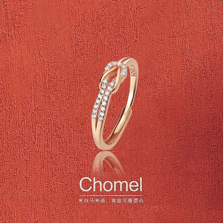 全新 s925银新加坡小众设计感chome...