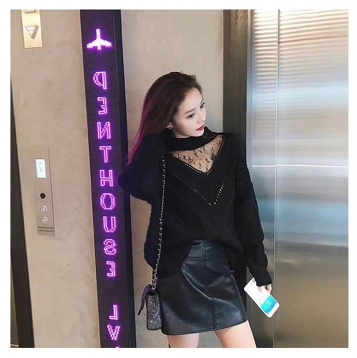 秋装冬装新款女包臀裙小个子高腰皮裙百搭in...