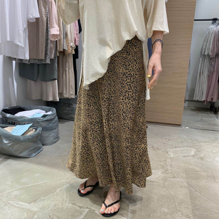 秋季豹纹半身裙包臀裙过膝超长拖地