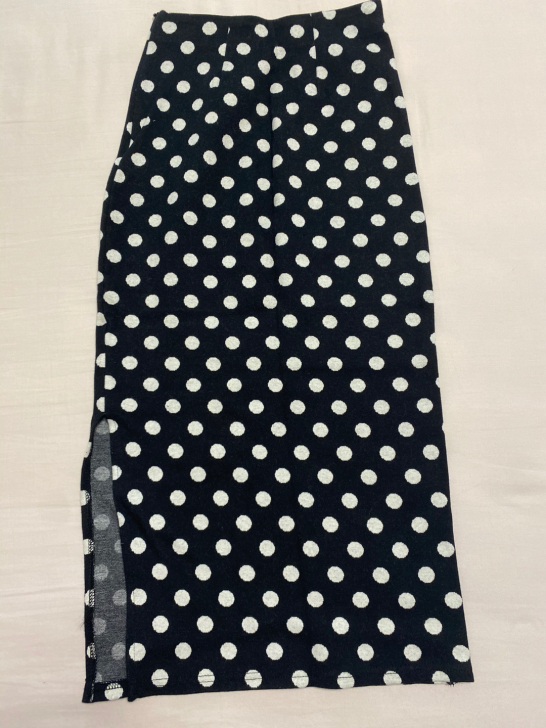 中长款波点包臀裙9成新！