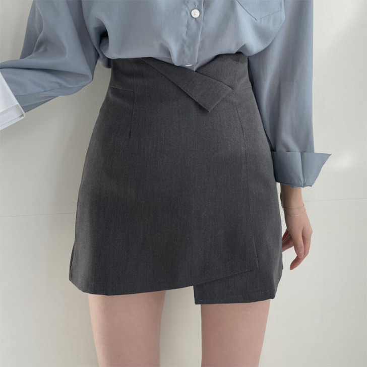 不规则半身裙女夏季2021新款高腰显瘦职业a字包臀裙灰色西装 不规则半身裙女夏季2021新款高腰显瘦职业a字包臀裙灰色西装