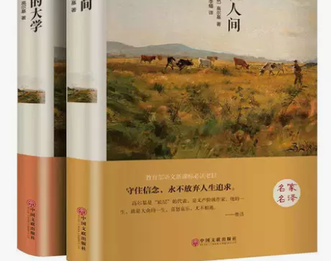 精装 在人间 我的大学 高尔基著 正版名家...