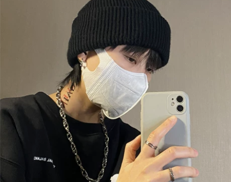 黑色帽子男士冬季保暖毛线帽针织帽大头围冷帽...