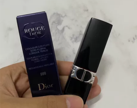 2020款新版迪奥铝管蓝金口红，现货：99...