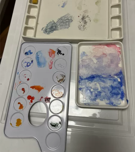 【已出】水彩调色盘，一起带走吧，打包出 感...