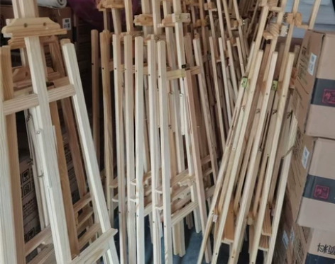 【厂家清仓】实木画架画板套装 可折叠伸缩画...