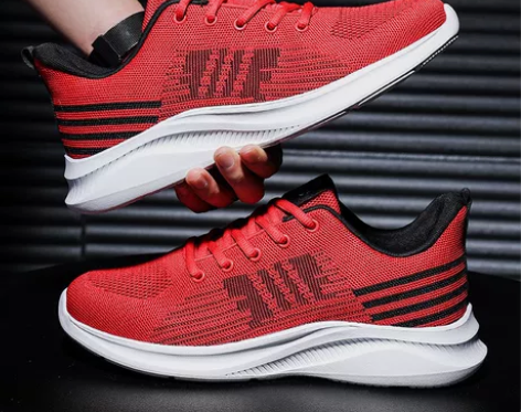 超轻透气男士休闲鞋热销爆款跨境大码现货运动...