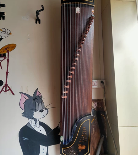 古筝样版，9.5成新，最后一台，980元自...