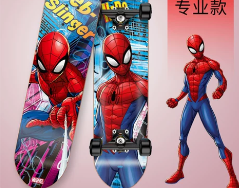 迪士尼儿童四轮滑板3-6岁8以上12专业板...