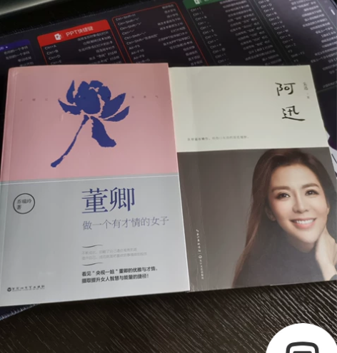 董卿推荐书籍励志作品 几乎全新，有轻微折痕...