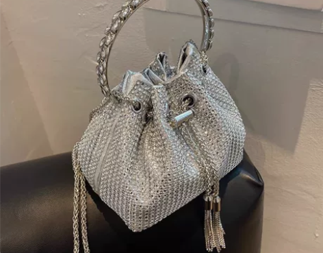 镶满钻石水钻包包女2022夏季新款潮百搭手...