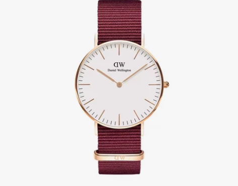 dw女士手表petite小表盘黑色时尚简约...