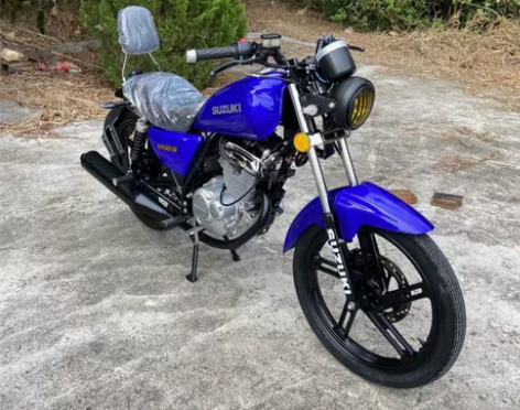 进口铃木发动机复古绿小太子摩托车 提速有力...