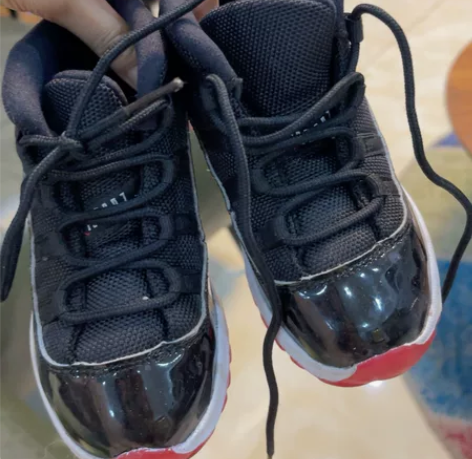 宝宝乔丹11 9C保真买了没穿几次