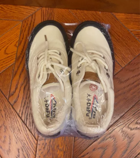 大孚厚底帆布女鞋 36码 只穿了10分钟 ...