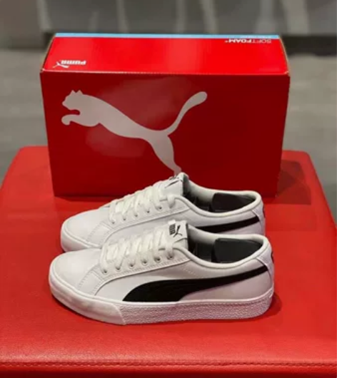 PUMA  皮质小白鞋（鞋多，闲置） 36...