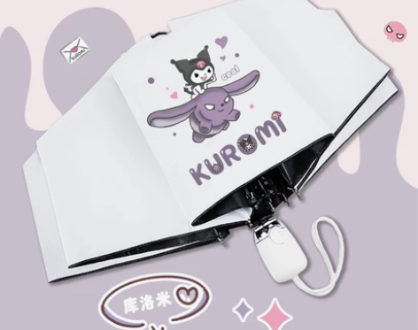 加菲猫雨伞学生男女全自动折叠晴雨两用太阳伞...