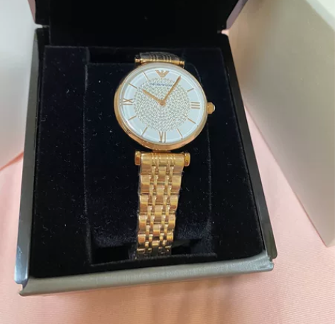 全新，阿玛尼满天星手表，emporio a...