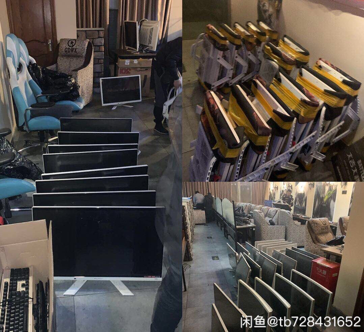 倒闭网吧 大量网吧二手电脑 台式机台式电脑...