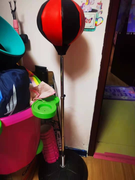 拳击沙袋转让沙袋立式不倒翁家用运动拳靶玩具