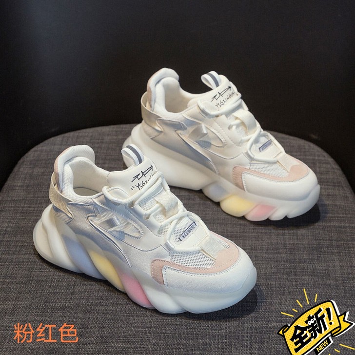 闲置老爹鞋女夏款透气ins潮2021新款春...