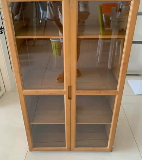 全新日式餐边柜小尺寸书架置物架家用简易落地...