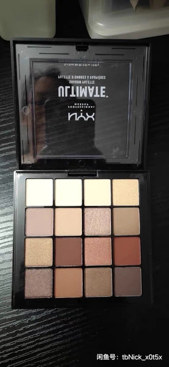 nyx16色眼影乌托邦2021年新款多色眼...
