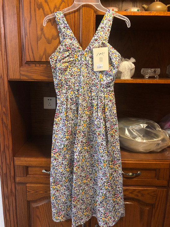 碎花连衣裙均码适合瘦人