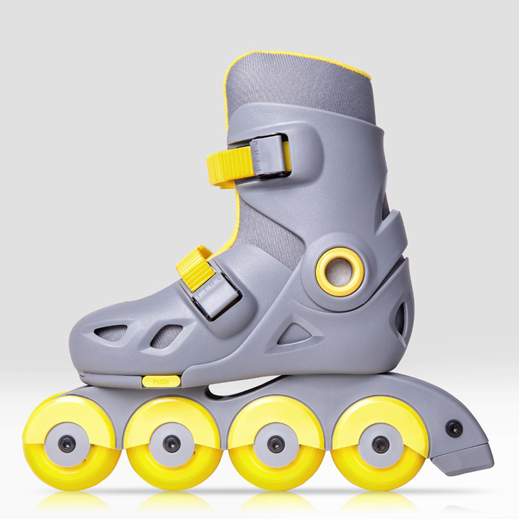 小寻小米溜冰鞋儿童男中大童女童轮滑鞋旱冰直...