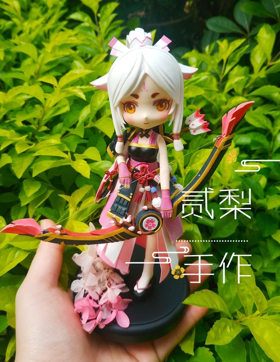 阴阳师/平安京白狼初意皮肤轻土手办定制