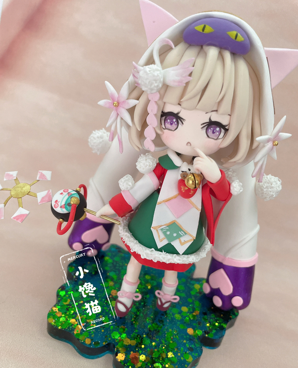 阴阳师 二口女粘土手办