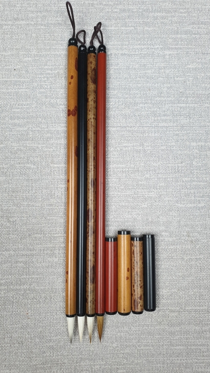 包邮！12元一支，36元4支！套筒小楷毛笔...