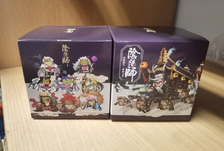 两只全新阴阳师呱太手办，荒呱和一目连呱，并...